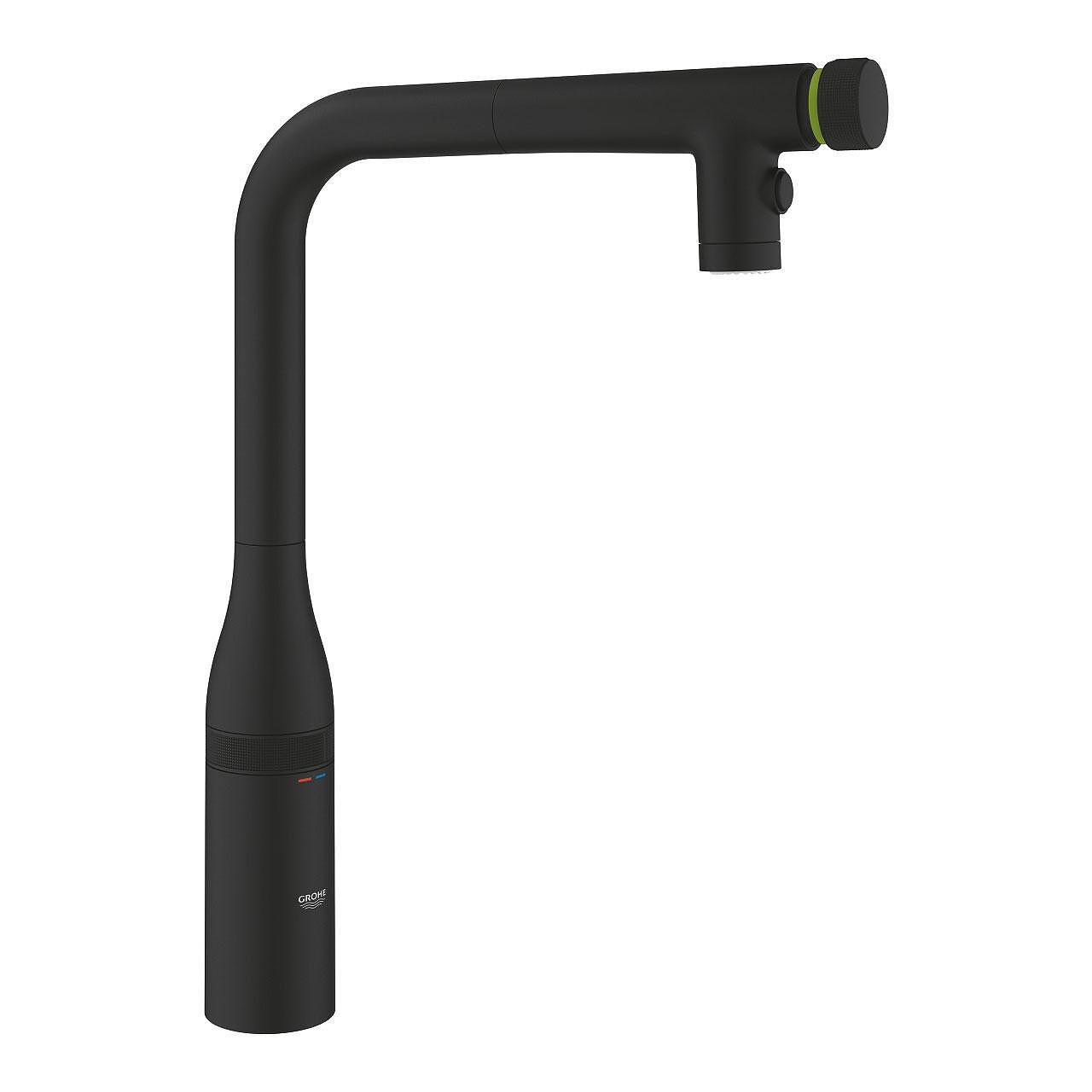 Стенен смесител за кухня с издърпващ се чучур и SmartControl Duo GROHE Essence 31892KF0