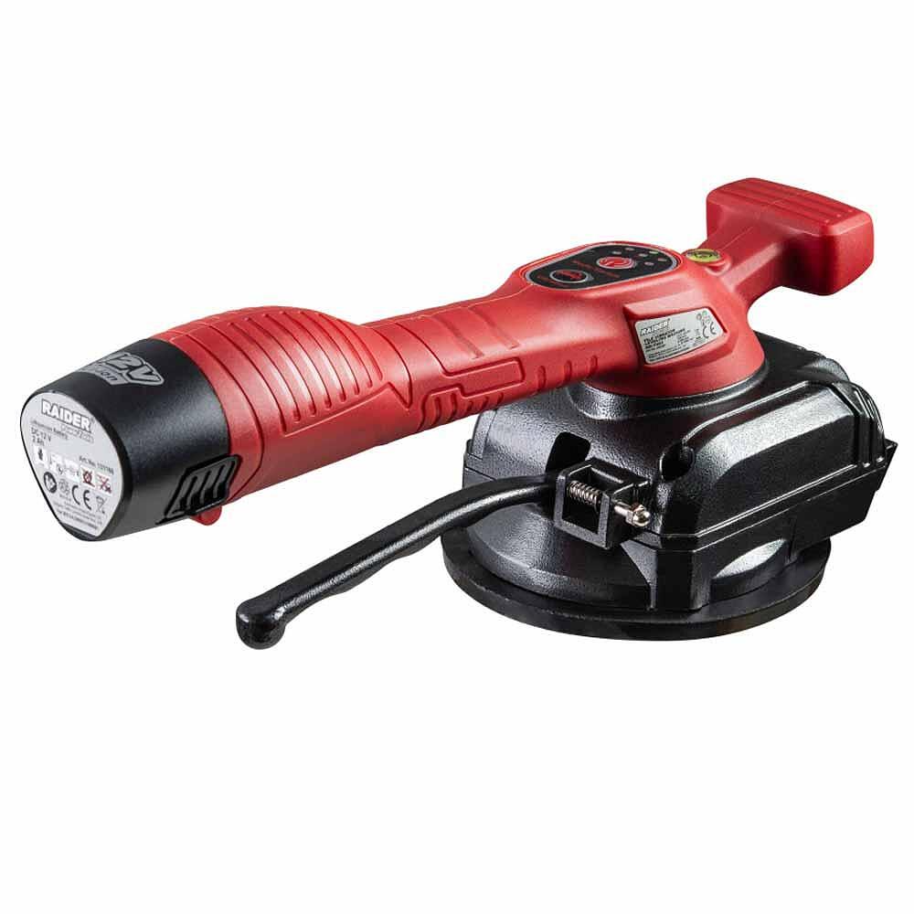 Виброчук акумулаторен за плочки, RAIDER RD-TV01, 130 мм, до 100 кг, в куфар