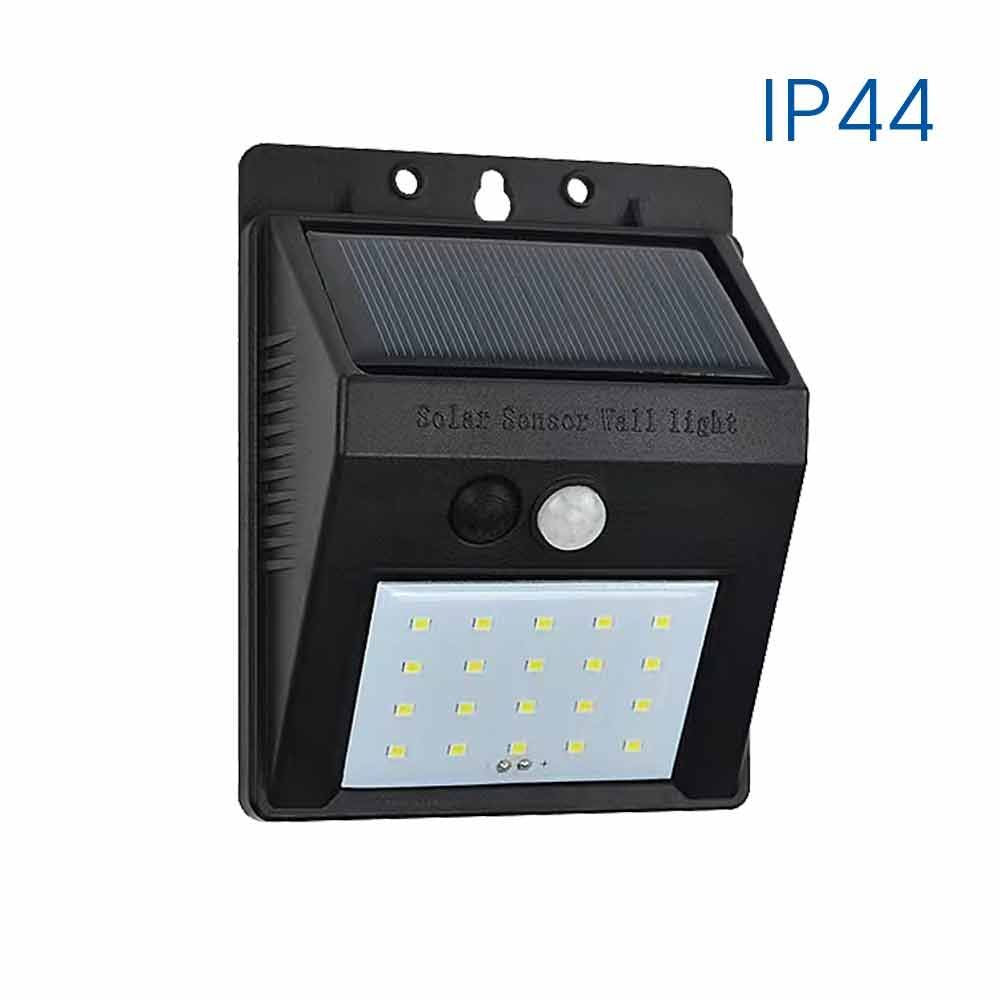 СОЛАРЕН LED АПЛИК СЪС СЕНЗОР VIVALUX PIN SOLAR LED ∙ 0.55W ∙ 110LM ∙ PIR ∙ 4000K ∙ IP44