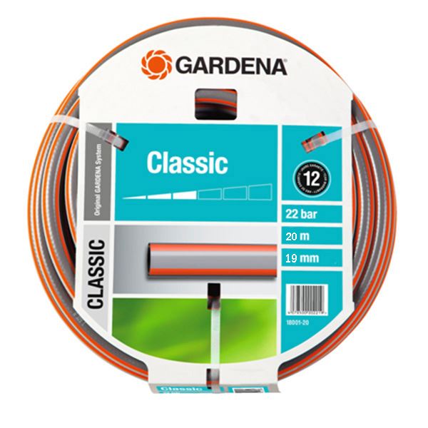 Маркуч Classic Gardena устойчив на налягане 20m,19mm ,22 bar