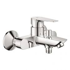 GROHE смесител за вана/душ с метална ръкохватка BauEdgw new 23604001