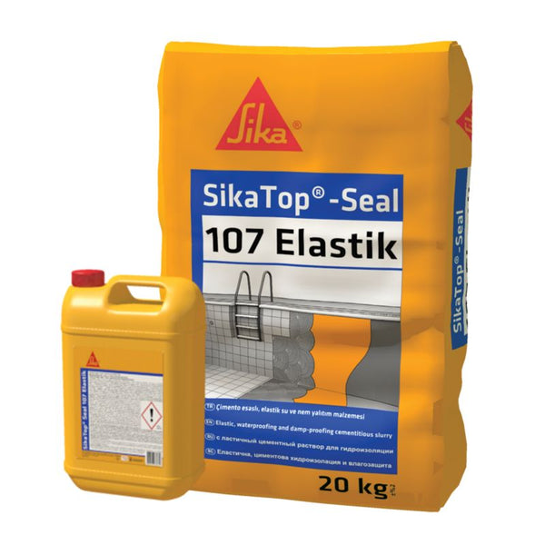 Двукомпонентна хидроизолация SikaTop Seal-107 Elastik 30кг-753749