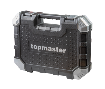 Комплект гедоре Topmaster 108 части 1/4, 1/2