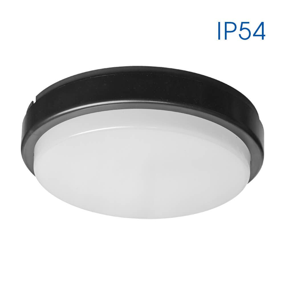 LED плафониера VIVALUX ELLIS/R LED ∙ 12W ∙ ЧЕРЕН ∙ 4000K ∙ IP54