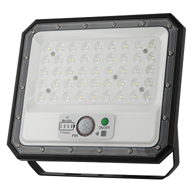 Соларен LED прожектор с PIR датчик за движение, 90°, 5W, 5500K, IP65/Ultralux