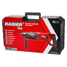 Raider Перфоратор 1050W 3.4kg 30mm 3,4J 4функции куфар RDP-HD63 (013140)