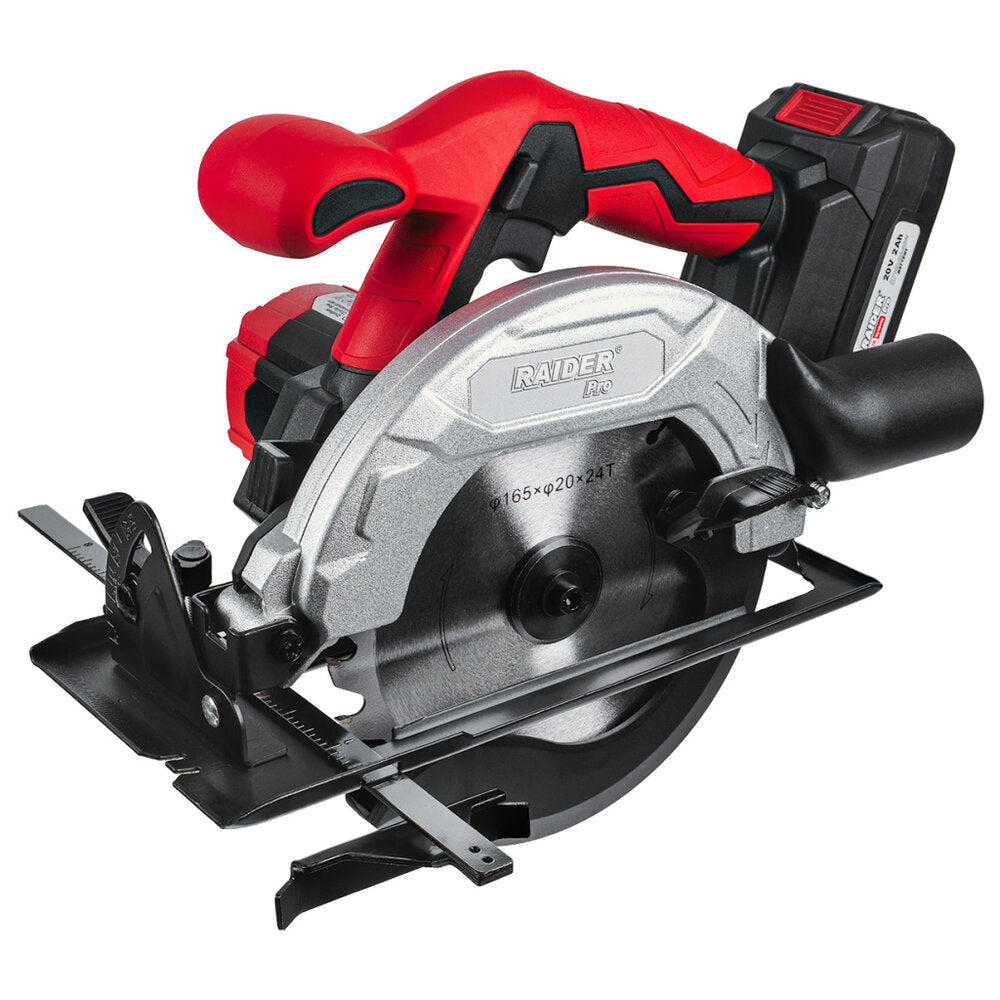 Raider RDP-KCS20 Циркуляр Ø165x20mm LED 2Ah (030179)