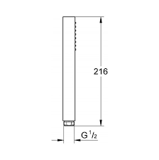 Душ слушалка GROHE EUPHORIA CUBE STICK 27699000