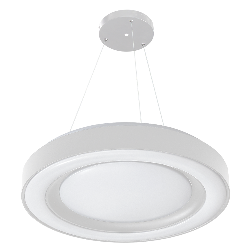 LED димираща ССТ плафониера с дистанционно управление бял, max.72W, 3000K-6000К, 220-240V AC, кръг, IP20