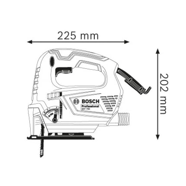 Прободен трион BOSCH GST 700