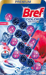 Bref Color Active ароматизатор за WC 4х50гр Цветя 922274