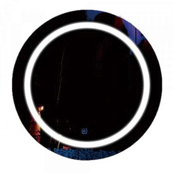 LED огледало кръгло с часовник Makena B 39 Limex