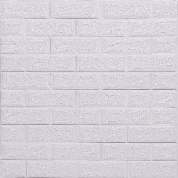 Топлоизолационно самозалепващо пано Classical Brick 70x77x0.8 сm Бяла тухла Limex