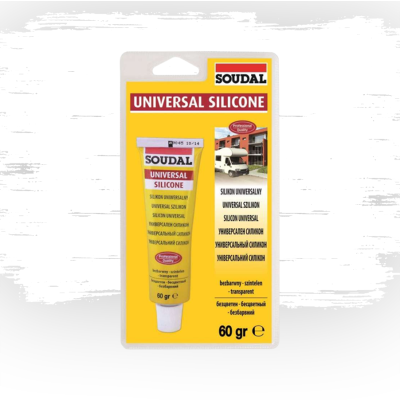 Soudal силикон универс.бял 60гр 120031