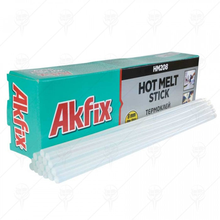 Силиконови пръчки за топло лепене ф8 Akfix 0702HM208/GA120