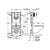 Комплект структура за вграждане + окачена тоалетна GROHE Solido 4в1/39467000