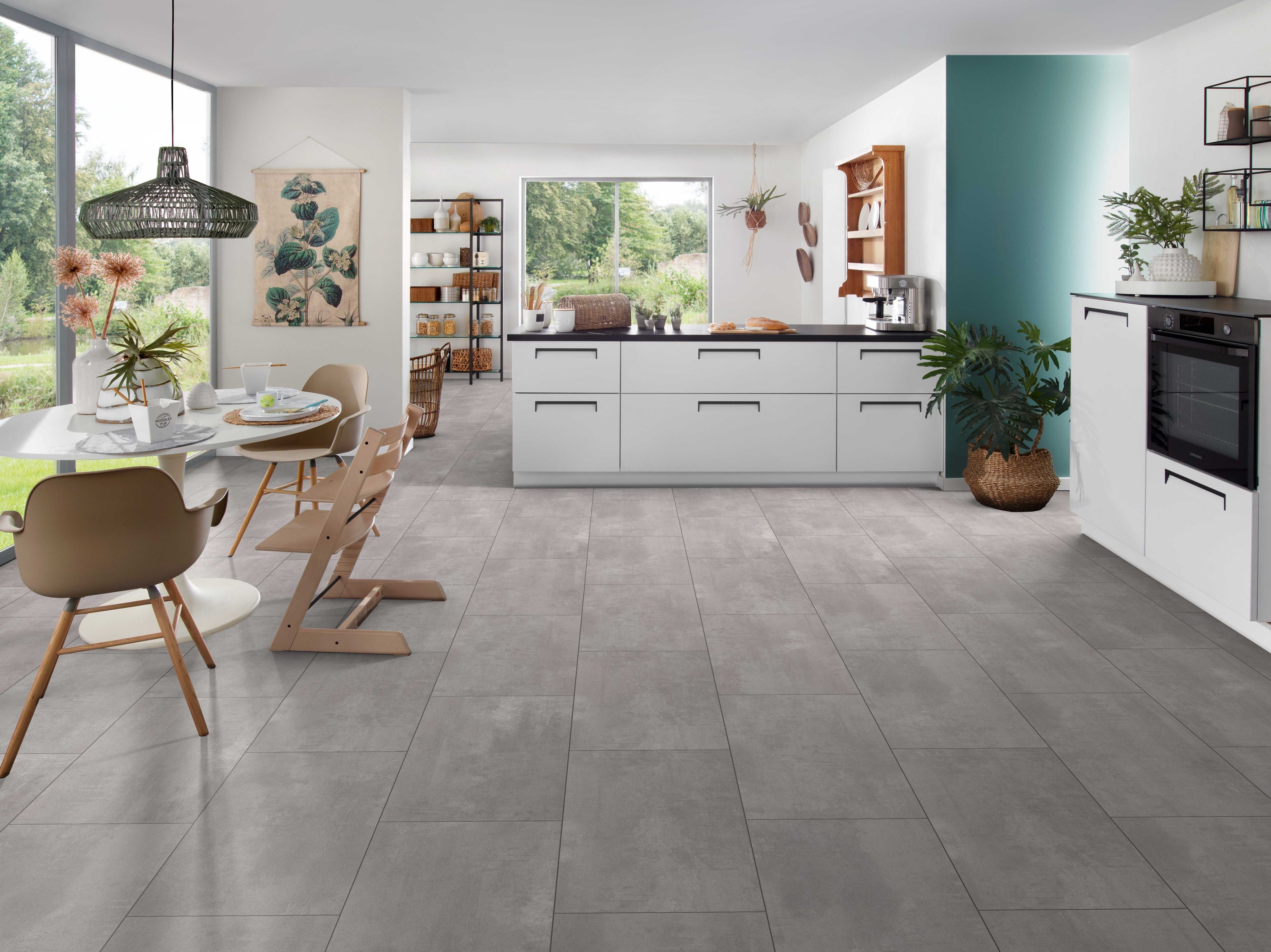 Ламиниран паркет 4375 Pearl Grey Oxide Колекция Atlantic 8 & Tiles на Krono Original®