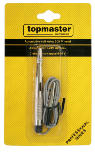 Авто тестер метален Topmaster 6-24V