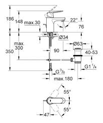 GROHE смесител за умивалник с изпразнител Eurosmart Cosmopolitan S-размер3282500Е