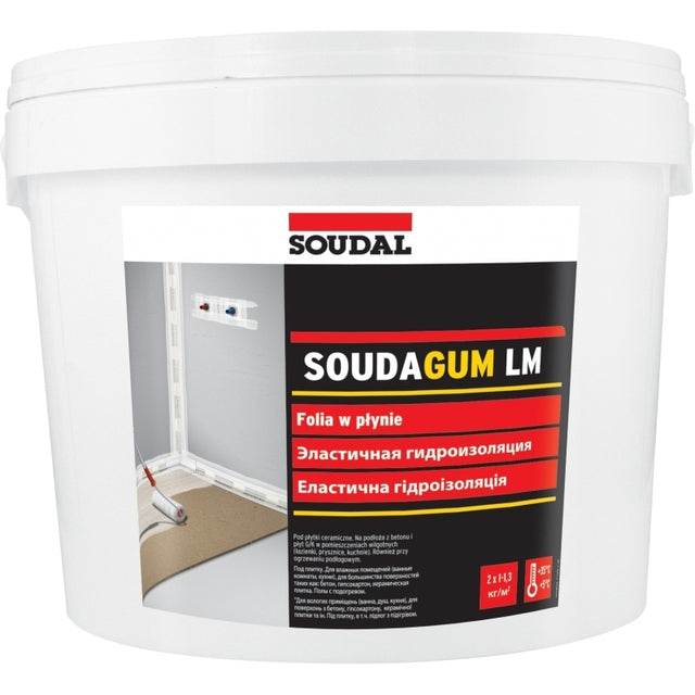 Soudal течно фолио LM DFE 1.3кг 126582 хидроизолация за бани