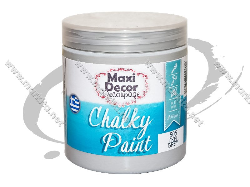 Chalky Paint тебеширена боя 250мл цвят 505-Сив