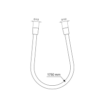 Шлаух за душ 1750мм IDEALFLEX BE175RO