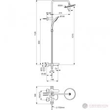 Душ система за баня Cerafine O BC525XG