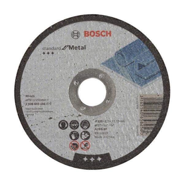 Диск за рязане на метал Bosch 125X2.5X22.23