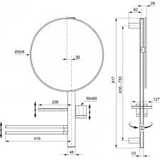 Окачване с аксесоари L ALU+, Ideal Standard BD587RO