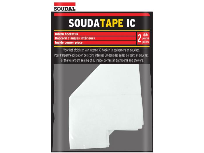 Soudal вътрешна уплътнителна лента за ъгли Soudatape IC 2х120х120мм 126578