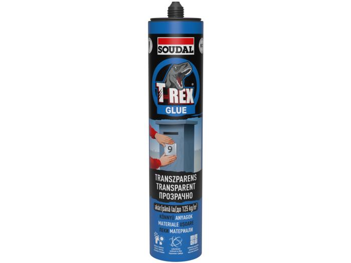 Soudal монтажно лепило T-Rex прозр.310г 125933