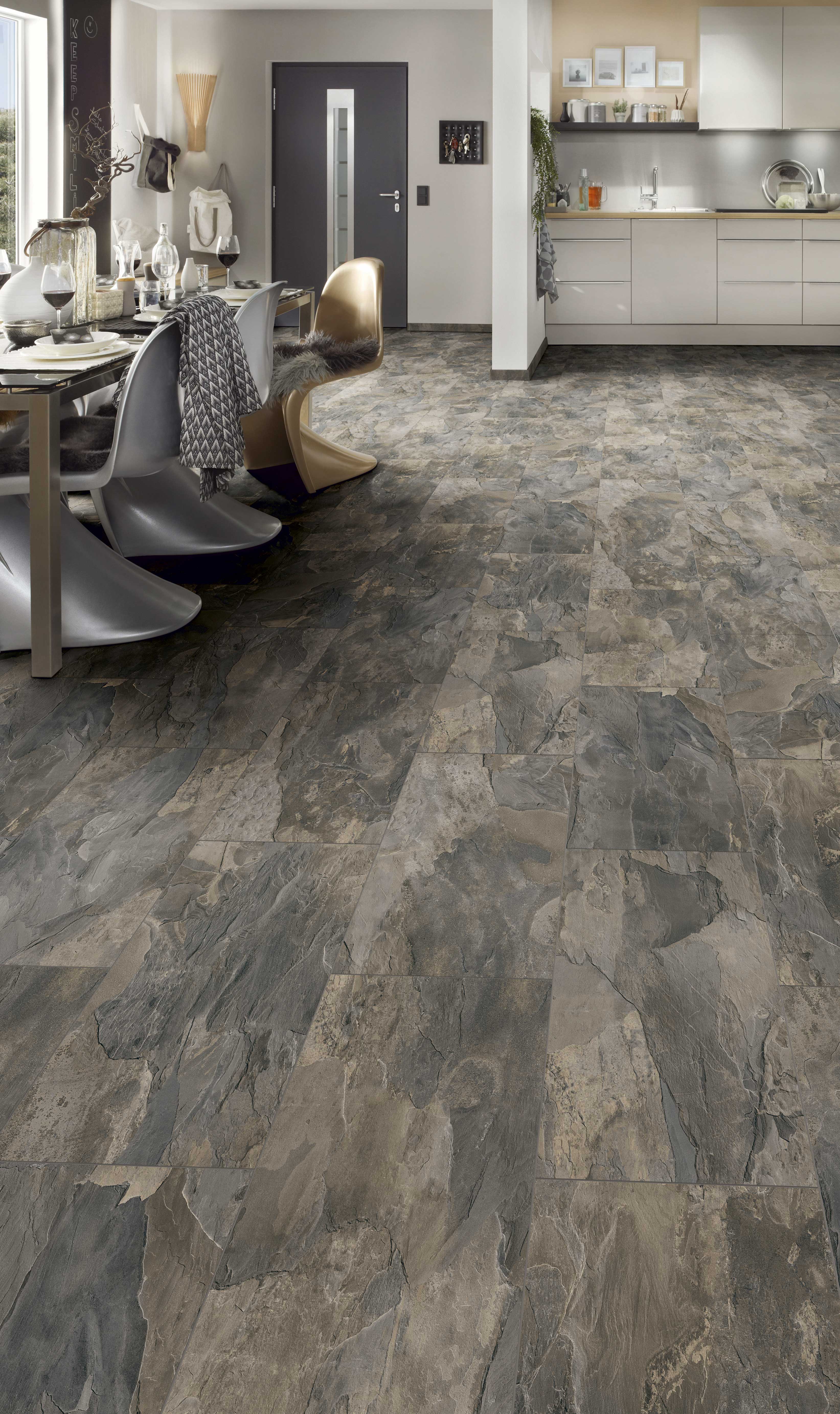 Ламиниран паркет K388 Pewter Slate Колекция Atlantic 8 & Tiles на Krono Original®