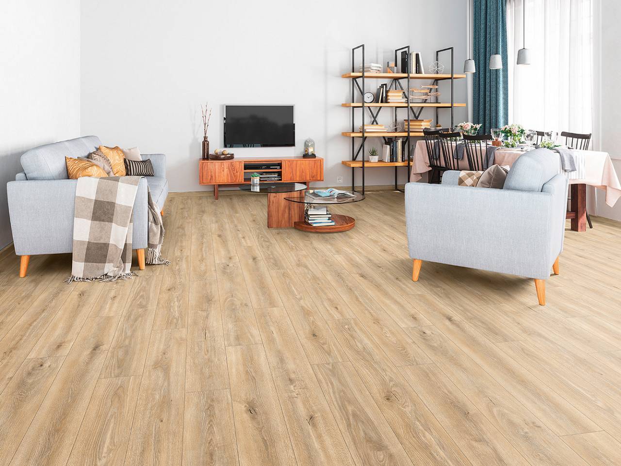 Ламиниран паркет K469 Tortilla Cashmere Oak Колекция Atlantic 8 Classic на Krono Original®