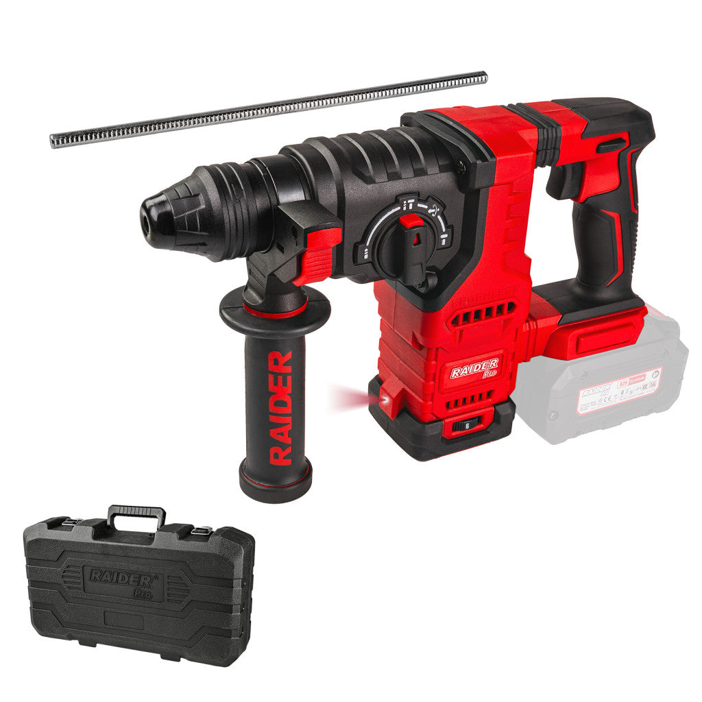 Raider Pro 030193 R20 Перфоратор безчетков SDS+ 3J 4 функц. 26mm Solo RDP-BBRH20