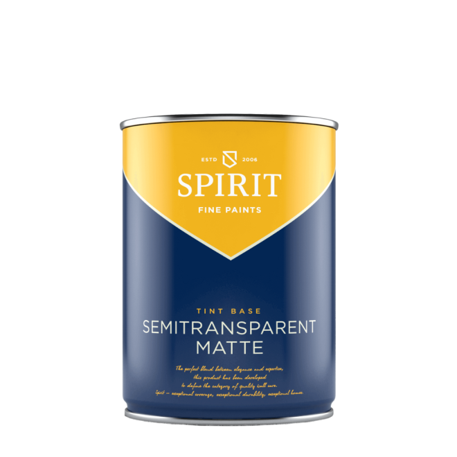 Интериорна/полутранспирантна боя база Spirit Tint Matte бяла мат