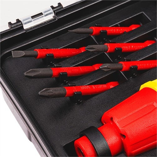 Акумулаторна отвертка VDE 1000V с накрайници TOP MASTER 279921