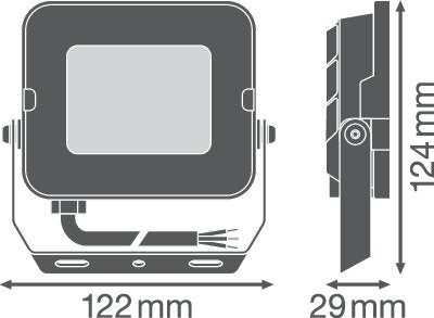 ОСР.LED Floodlight COMPACT SYM100 прожектор 20w/865 6500K 230V IP65 черен Ledvance 574816