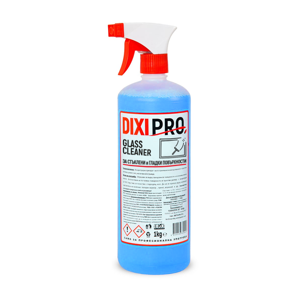 Препарат за стъкла и мебели/DIXIPRO GLASS CLEANER