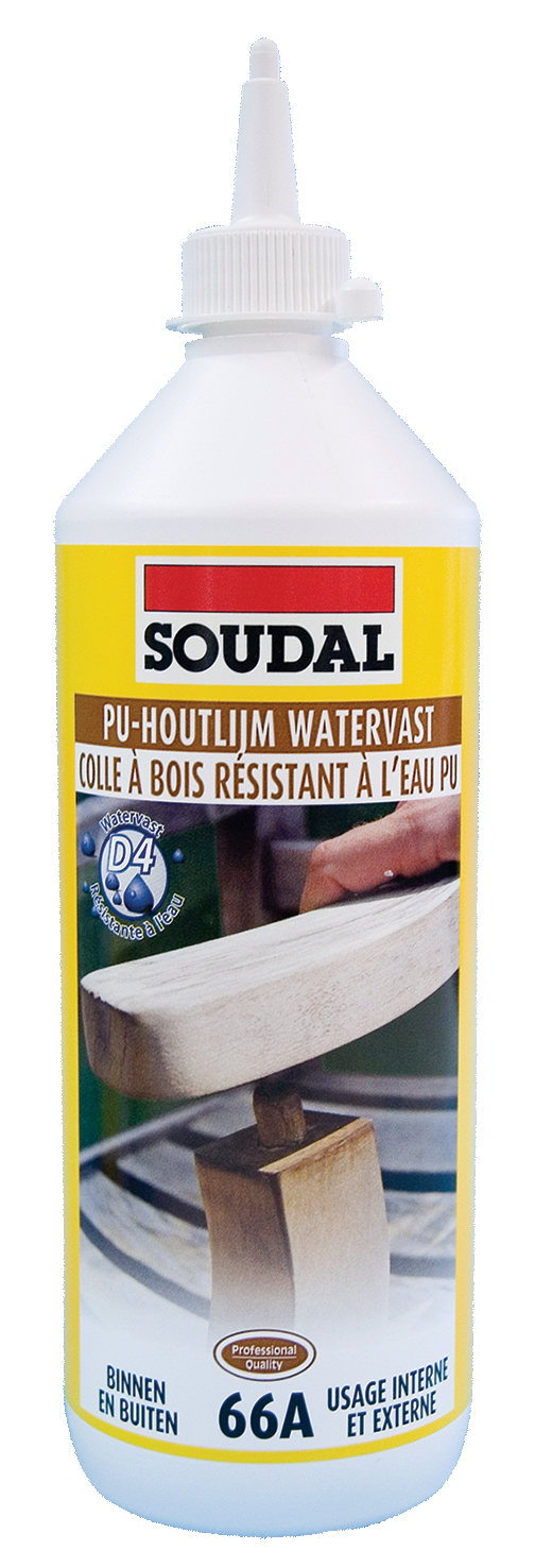 Soudal ПУ лепило за дърво D4 66A 750мл 124662