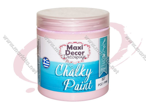 Chalky Paint тебеширена боя 250мл цвят 507-розов