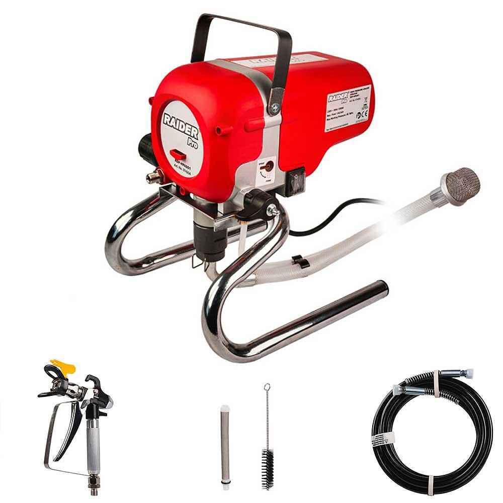 Машина за безвъздушно боядисване RAIDER RDP-HPAS01, 1200W, 207 bar, 1.6 л/мин