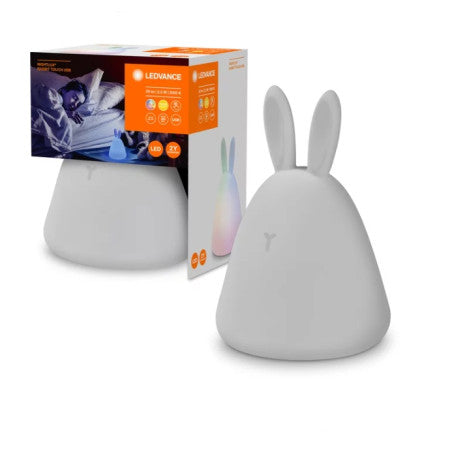 Nightlux RABBIT Touch детска нощна лампа USB RGBW 20lm,IP20 Ledvance 602113