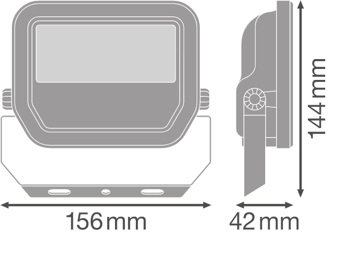 ОСР.LED Flood GEN2 прожектор 20w/4000K IP65 черен 421011