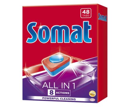 ТАБЛЕТКИ ЗА СЪДОМИЯЛНА SOMAT ALL IN 1 48 БР