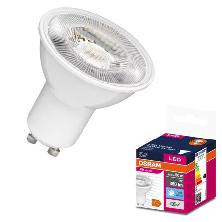 ОСР.LED VALUE PLAST PAR 16 50 луна 36° 5w/840 230V GU10 198616