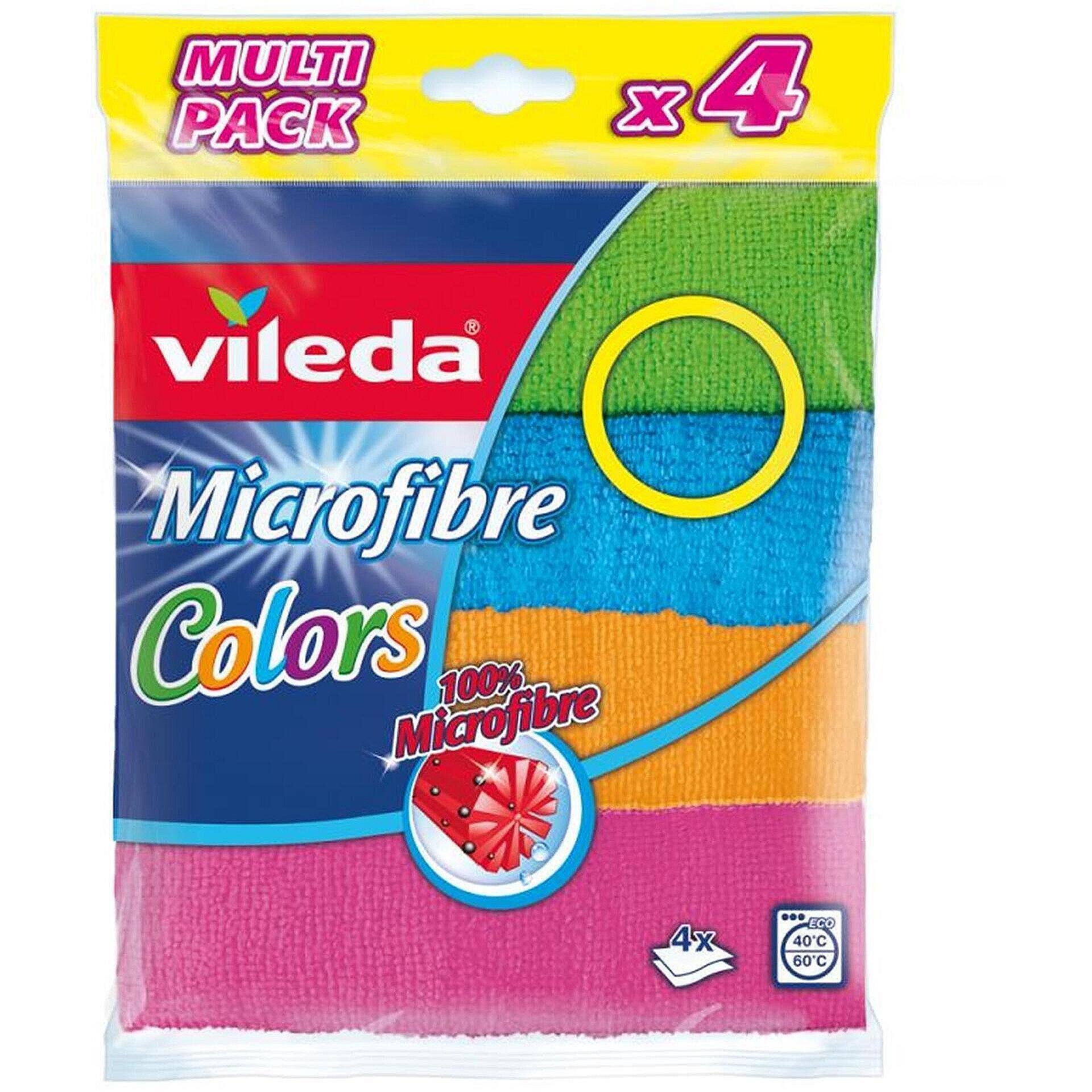 Микрофибърни кърпи 4 бр./Vileda Colours